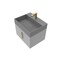 Castello Usa Amazon 24-inch Gray Vanity Set with Gray Top and Gold Handles CB-MC-24G-GLD-2056-GR - alternate 1